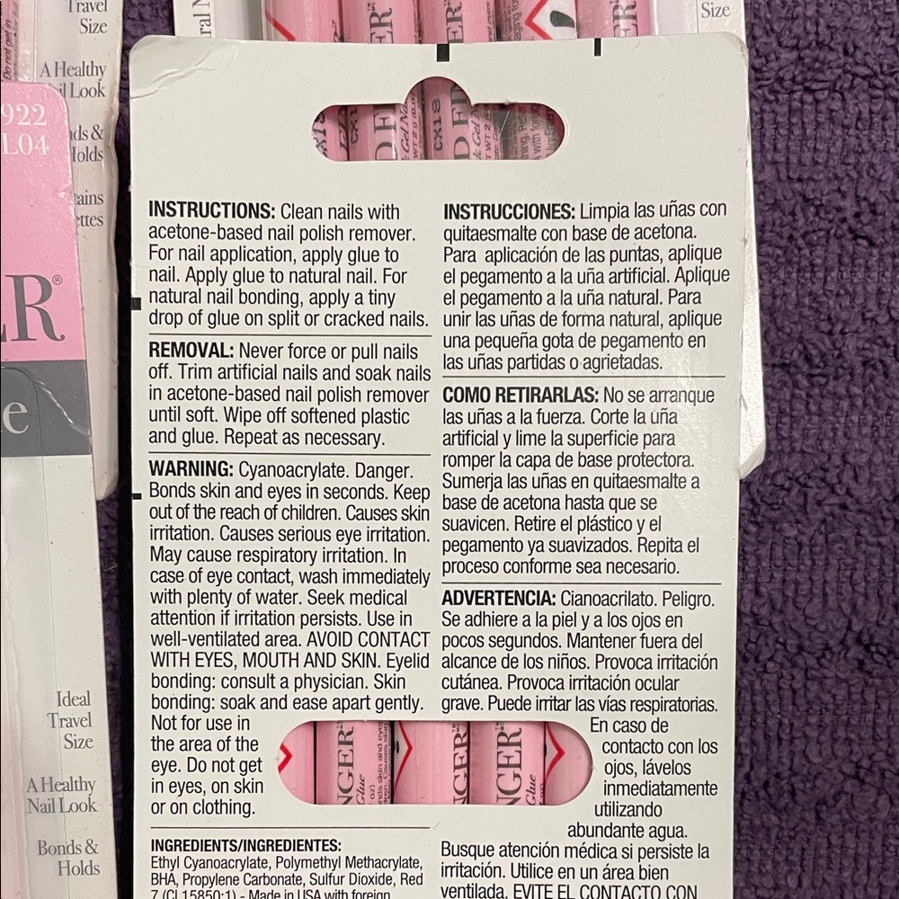 Gold Finger Pink Gel Nail Glue - Pink - Picture 2 of 4